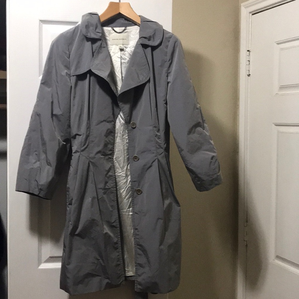 Banana Republic 3/4 sleeved taffeta dress coat